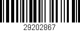 Código de barras (EAN, GTIN, SKU, ISBN): '29202867'