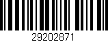 Código de barras (EAN, GTIN, SKU, ISBN): '29202871'