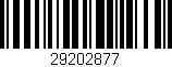 Código de barras (EAN, GTIN, SKU, ISBN): '29202877'
