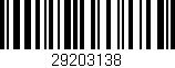 Código de barras (EAN, GTIN, SKU, ISBN): '29203138'