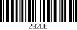 Código de barras (EAN, GTIN, SKU, ISBN): '29206'