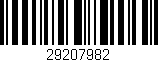 Código de barras (EAN, GTIN, SKU, ISBN): '29207982'