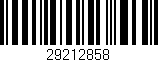 Código de barras (EAN, GTIN, SKU, ISBN): '29212858'