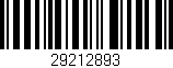 Código de barras (EAN, GTIN, SKU, ISBN): '29212893'