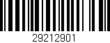 Código de barras (EAN, GTIN, SKU, ISBN): '29212901'