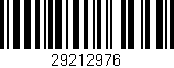 Código de barras (EAN, GTIN, SKU, ISBN): '29212976'