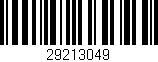 Código de barras (EAN, GTIN, SKU, ISBN): '29213049'