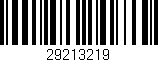 Código de barras (EAN, GTIN, SKU, ISBN): '29213219'