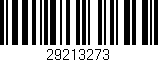 Código de barras (EAN, GTIN, SKU, ISBN): '29213273'