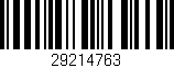 Código de barras (EAN, GTIN, SKU, ISBN): '29214763'