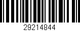 Código de barras (EAN, GTIN, SKU, ISBN): '29214844'