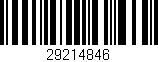 Código de barras (EAN, GTIN, SKU, ISBN): '29214846'