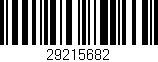 Código de barras (EAN, GTIN, SKU, ISBN): '29215682'