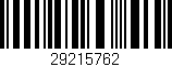 Código de barras (EAN, GTIN, SKU, ISBN): '29215762'