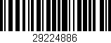 Código de barras (EAN, GTIN, SKU, ISBN): '29224886'