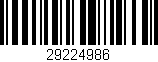 Código de barras (EAN, GTIN, SKU, ISBN): '29224986'