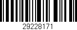 Código de barras (EAN, GTIN, SKU, ISBN): '29228171'
