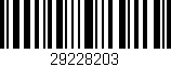 Código de barras (EAN, GTIN, SKU, ISBN): '29228203'