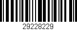 Código de barras (EAN, GTIN, SKU, ISBN): '29228229'