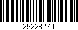 Código de barras (EAN, GTIN, SKU, ISBN): '29228279'
