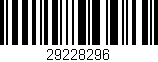 Código de barras (EAN, GTIN, SKU, ISBN): '29228296'