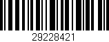 Código de barras (EAN, GTIN, SKU, ISBN): '29228421'