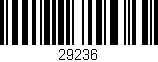 Código de barras (EAN, GTIN, SKU, ISBN): '29236'