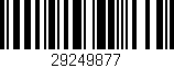 Código de barras (EAN, GTIN, SKU, ISBN): '29249877'