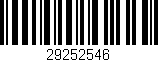 Código de barras (EAN, GTIN, SKU, ISBN): '29252546'