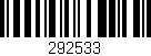 Código de barras (EAN, GTIN, SKU, ISBN): '292533'