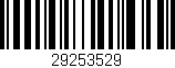 Código de barras (EAN, GTIN, SKU, ISBN): '29253529'