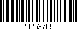 Código de barras (EAN, GTIN, SKU, ISBN): '29253705'