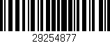 Código de barras (EAN, GTIN, SKU, ISBN): '29254877'