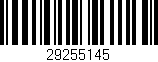 Código de barras (EAN, GTIN, SKU, ISBN): '29255145'