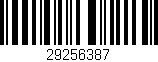 Código de barras (EAN, GTIN, SKU, ISBN): '29256387'
