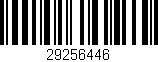 Código de barras (EAN, GTIN, SKU, ISBN): '29256446'