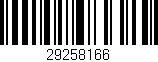 Código de barras (EAN, GTIN, SKU, ISBN): '29258166'