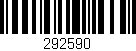 Código de barras (EAN, GTIN, SKU, ISBN): '292590'