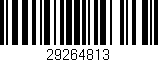 Código de barras (EAN, GTIN, SKU, ISBN): '29264813'