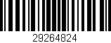 Código de barras (EAN, GTIN, SKU, ISBN): '29264824'