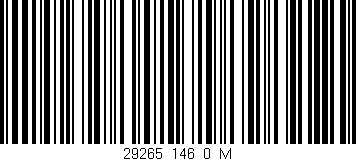 Código de barras (EAN, GTIN, SKU, ISBN): '29265_146_0_M'