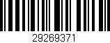 Código de barras (EAN, GTIN, SKU, ISBN): '29269371'