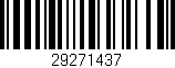 Código de barras (EAN, GTIN, SKU, ISBN): '29271437'