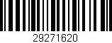Código de barras (EAN, GTIN, SKU, ISBN): '29271620'