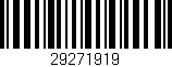 Código de barras (EAN, GTIN, SKU, ISBN): '29271919'