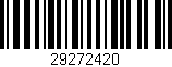 Código de barras (EAN, GTIN, SKU, ISBN): '29272420'