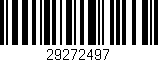 Código de barras (EAN, GTIN, SKU, ISBN): '29272497'