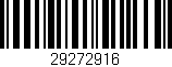 Código de barras (EAN, GTIN, SKU, ISBN): '29272916'