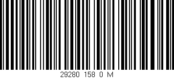 Código de barras (EAN, GTIN, SKU, ISBN): '29280_158_0_M'