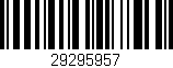 Código de barras (EAN, GTIN, SKU, ISBN): '29295957'